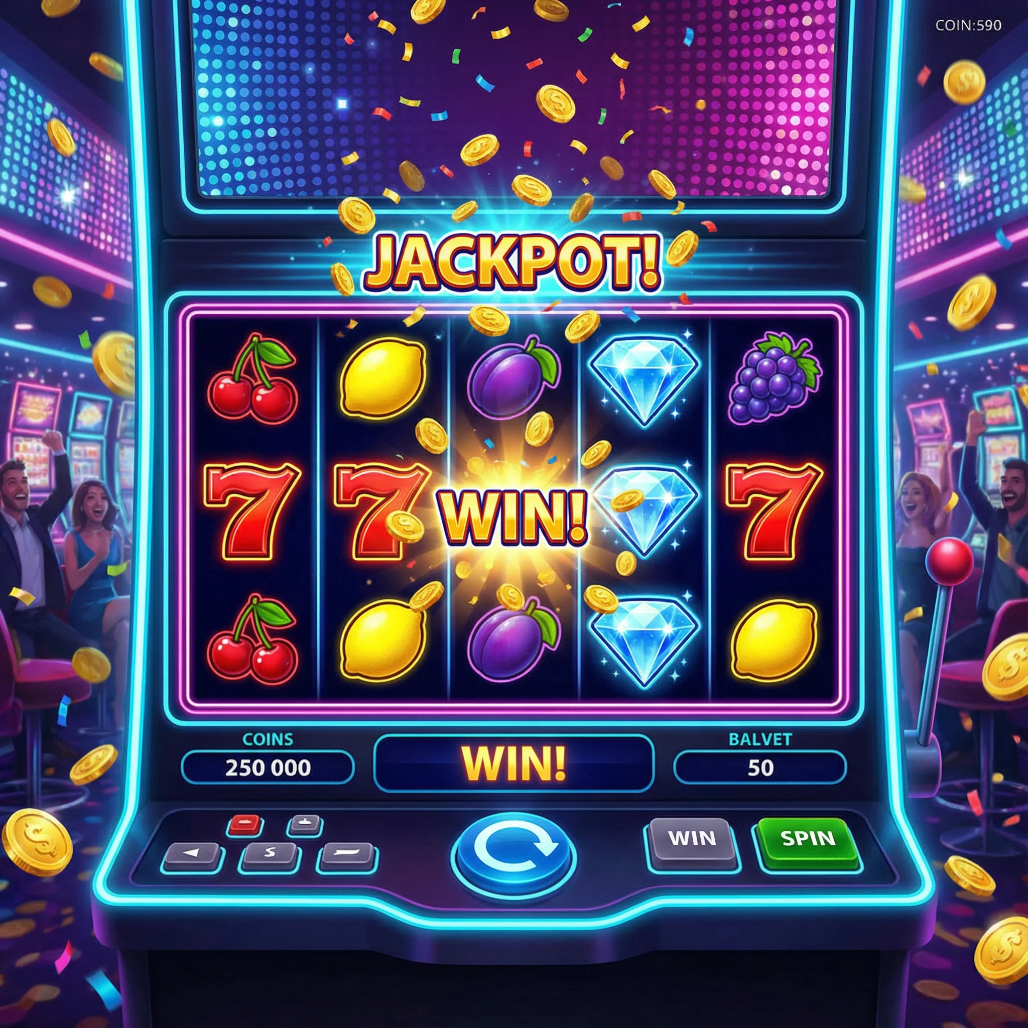 Caça-Níqueis no 567win - Slots com jackpots progressivos